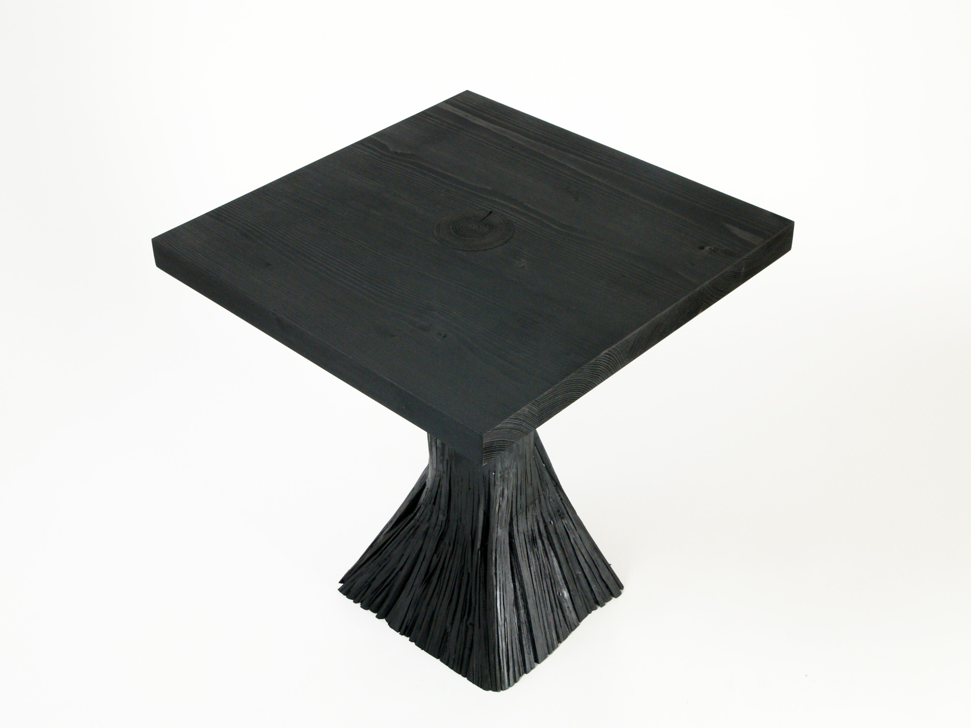 Pressed wood sidetable black