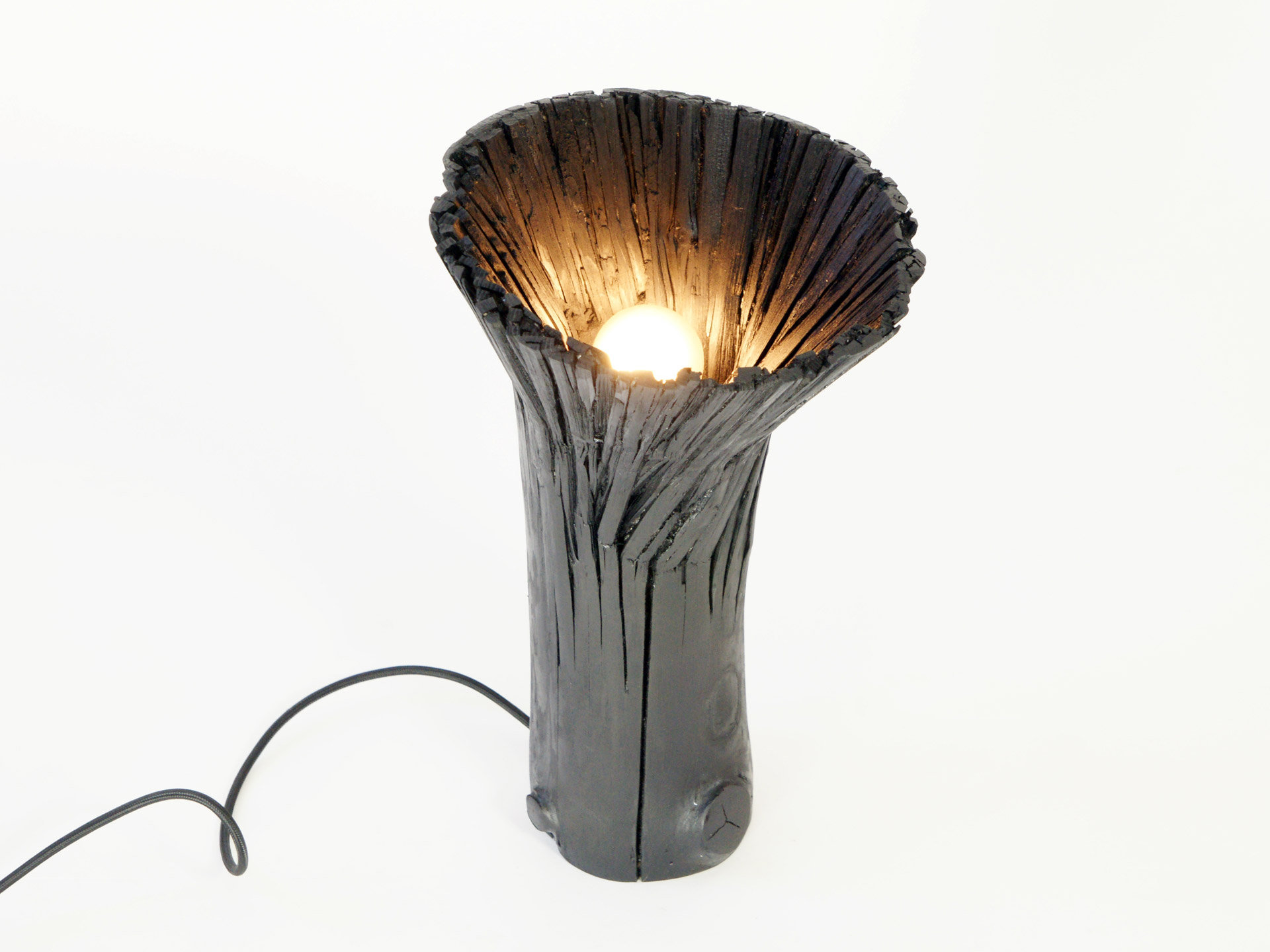 Pressed wood table light