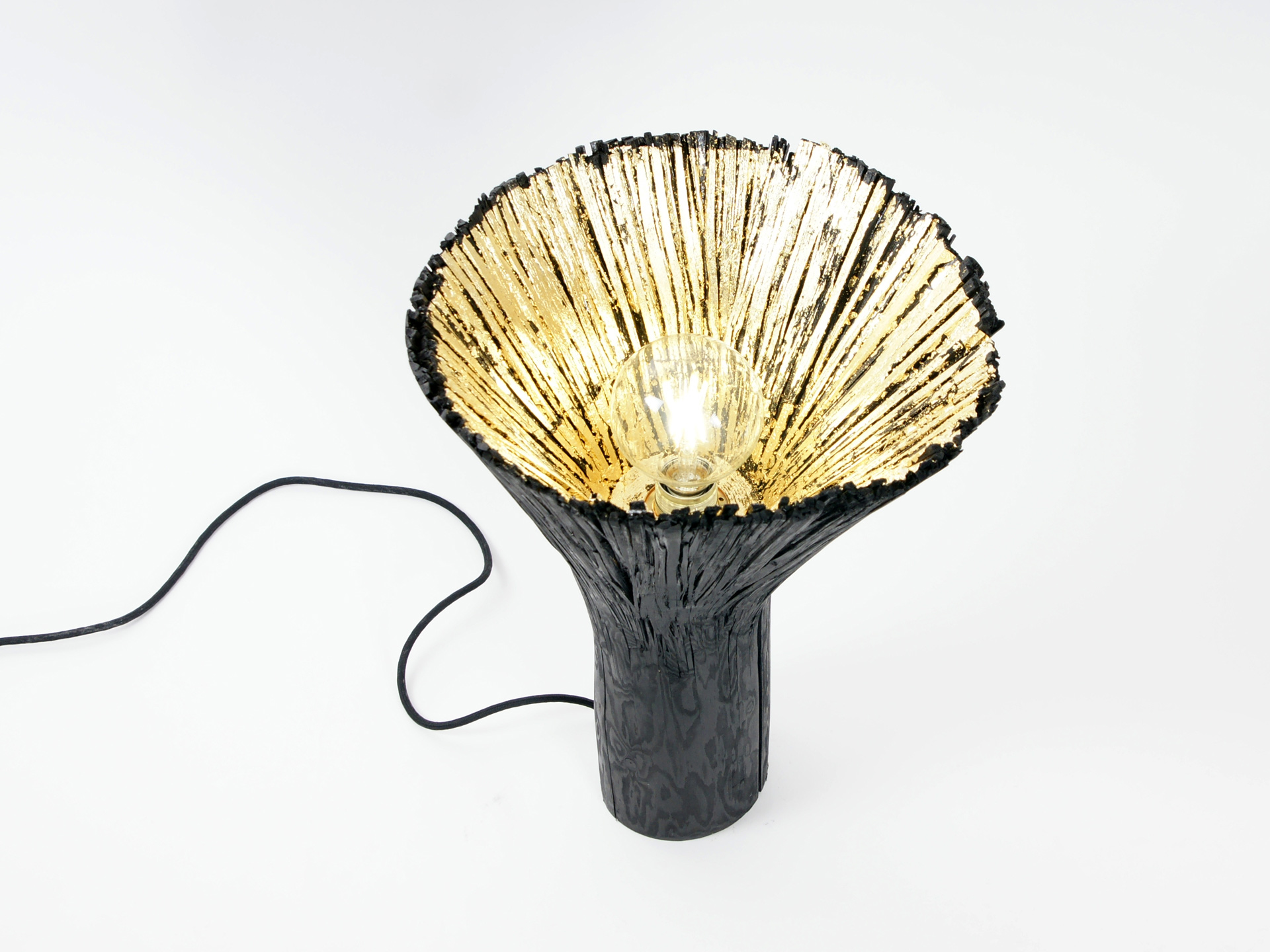 Pressed wood table light
