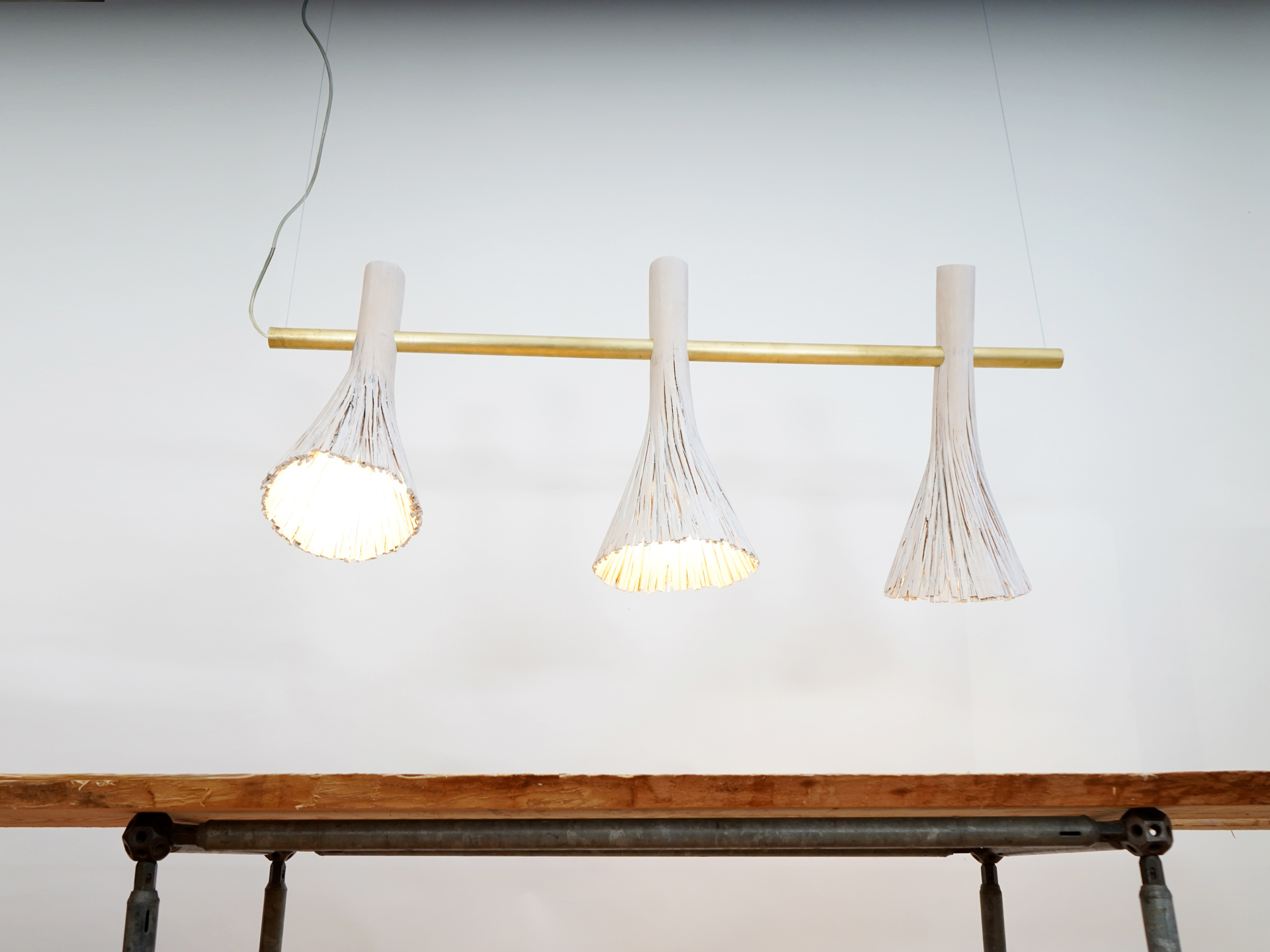 Pressed wood Pendantlight